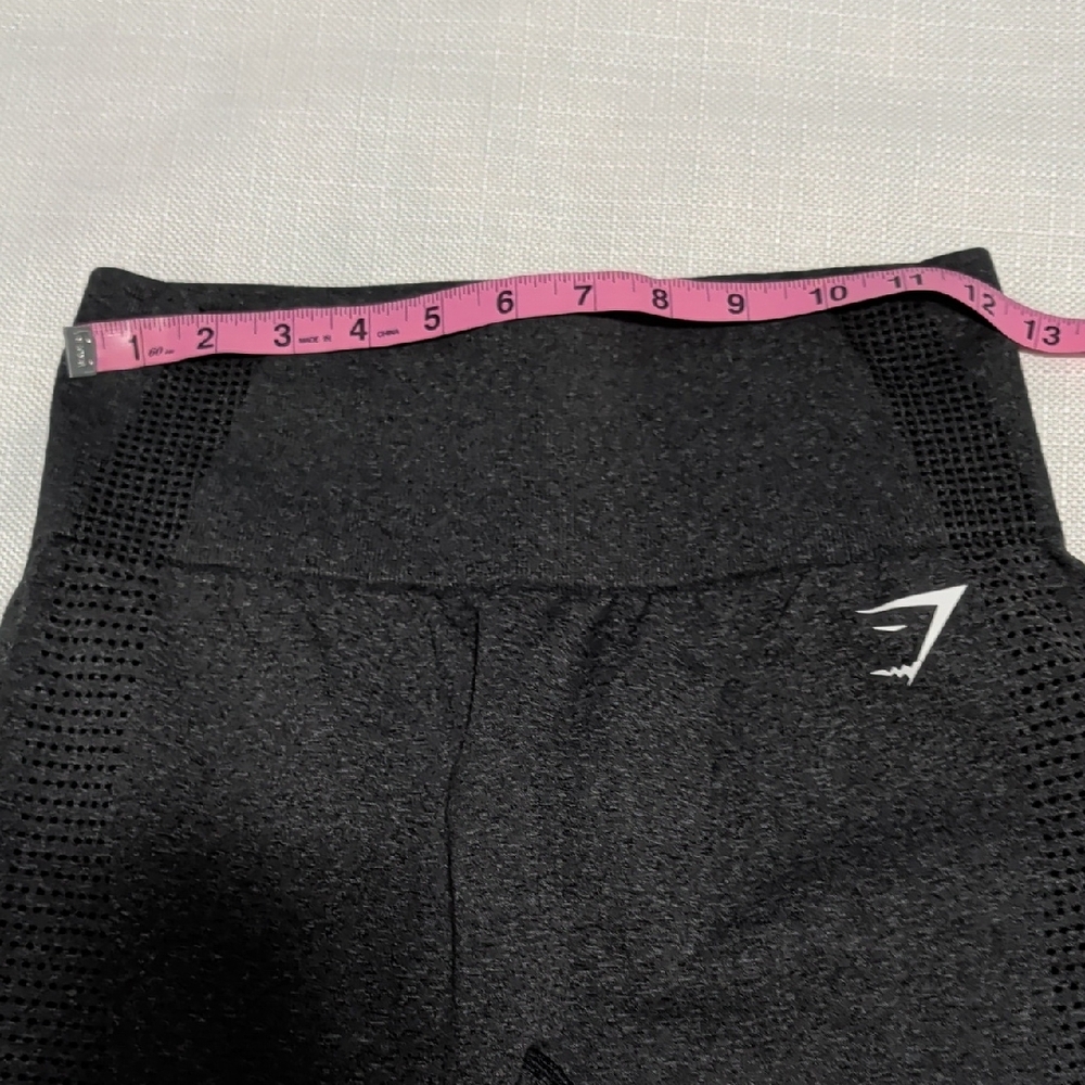 Women's Gray High-Waisted Leggings - Picture 7 of 8